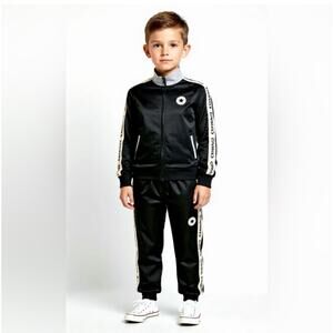 Converse Chuck Taylor Boys Track Suit Black SIZE 4T